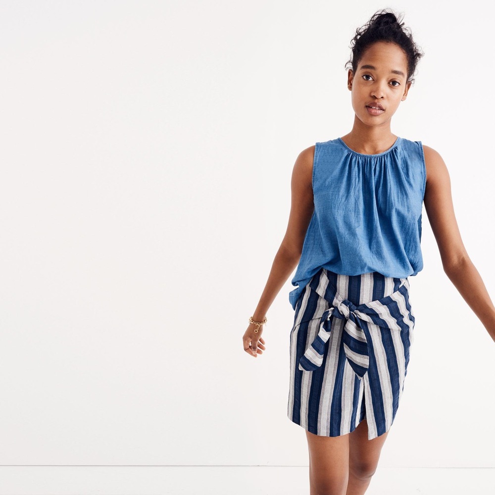 Madewell wrap skirt